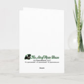 Ski Scottie (Blank Inside) Karte (Rückseite)