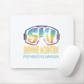 Ski Shawnee Mountain Pennsylvania Skiurlaub Mousepad (Mit Mouse)