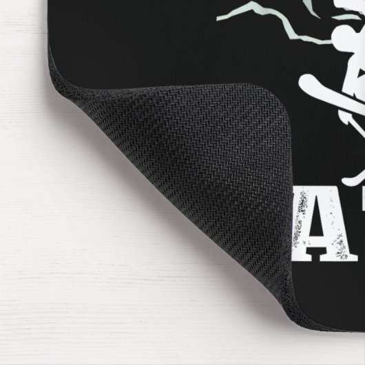 Ski Sie später im Freien Schnee Abenteuer Skifahre Mousepad (Ecke)