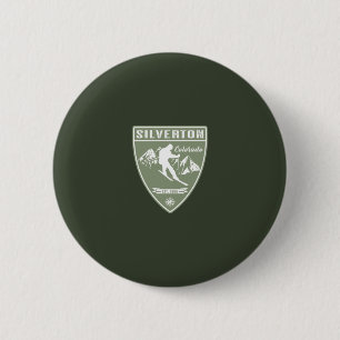 Ski Silverton Colorado Button