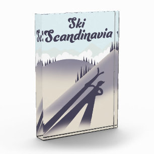Ski Skandinavien Fotoblock