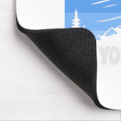 Ski Ski You Later! Skiing  Mousepad (Ecke)