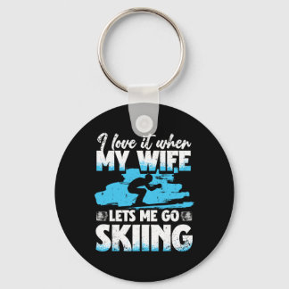 Ski Skiing Winter Sport _1  Schlüsselanhänger