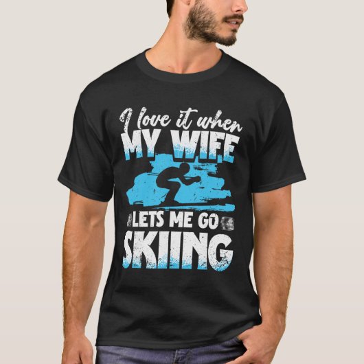 Ski Skiing Winter Sport _1  T-Shirt (Vorderseite)