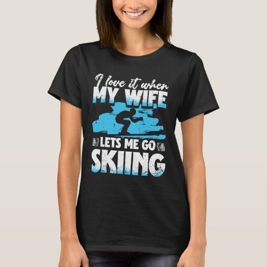 Ski Skiing Winter Sport _1  T-Shirt (Vorderseite)