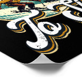 Ski Skiing Winter Sport  Poster (Ecke)