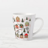 Ski Snow Ski Holiday Geschenk Milchtasse (Rechts)