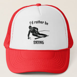 Ski Snow Sports Design Hat Truckerkappe