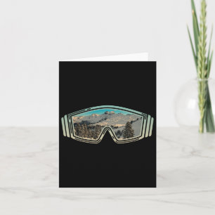 Ski Snowboard Goggles Wintergebirge Snowboardin Karte