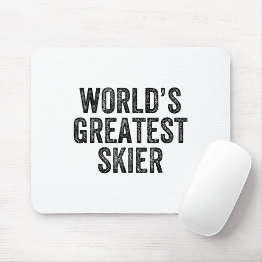 Ski-Snowboard Snowboarder der Welt Mousepad (Mit Mouse)
