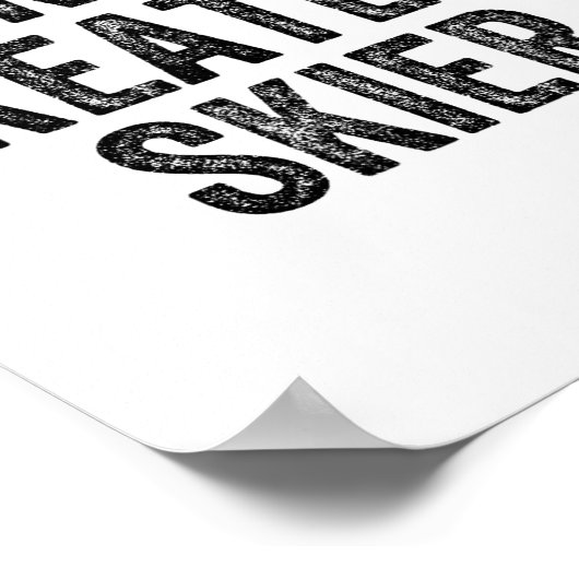 Ski-Snowboard Snowboarder der Welt Poster (Ecke)