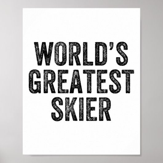 Ski-Snowboard Snowboarder der Welt Poster (Vorne)
