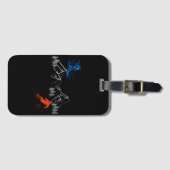 SKI SNOWBOARDLuggage Tag Gepäckanhänger (Vorderseite (Horizontal))