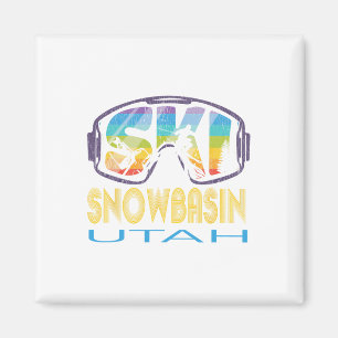 Ski Snowsin Utah Skiurlaub Magnet