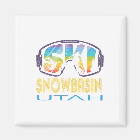 Ski Snowsin Utah Skiurlaub  Magnet (Vorne)