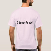 Ski-Spaß-T - Shirt (Rückseite)