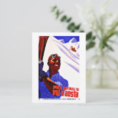 Ski Sport im Aostatal Italien Vintage Postkarte (Stehend Vorderseite)