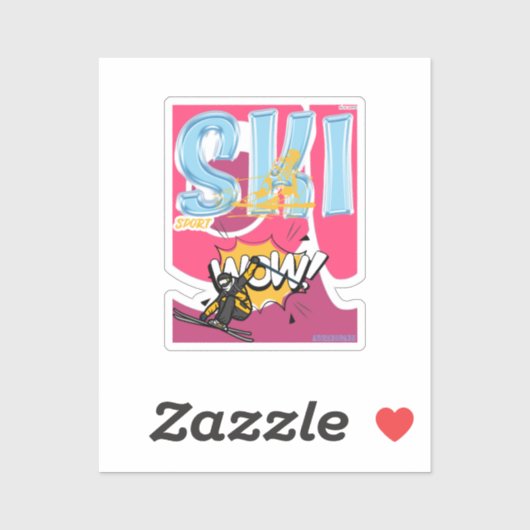 Ski Sport International Aufkleber (Blatt)