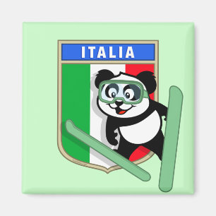 Ski-springender Panda Italiens Magnet