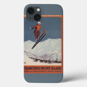 Ski-Sprung - PLM olympisches Promo-Plakat Case-Mate iPhone Hülle