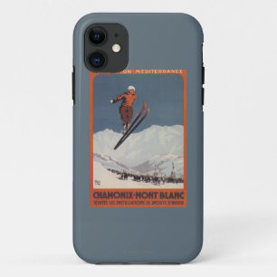 Ski-Sprung - PLM olympisches Promo-Plakat Case-Mate iPhone Hülle