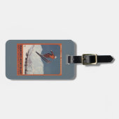 Ski-Sprung - PLM olympisches Promo-Plakat Gepäckanhänger (Vorderseite horizontal)