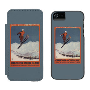 Ski-Sprung - PLM olympisches Promo-Plakat Incipio Watson™ iPhone 5 Geldbörsen Hülle