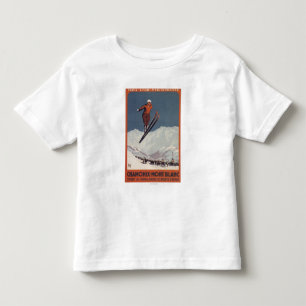 Ski-Sprung - PLM olympisches Promo-Plakat Kleinkind T-shirt