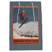 Ski-Sprung - PLM olympisches Promo-Plakat Mittlere Geschenktüte (Vorderseite)