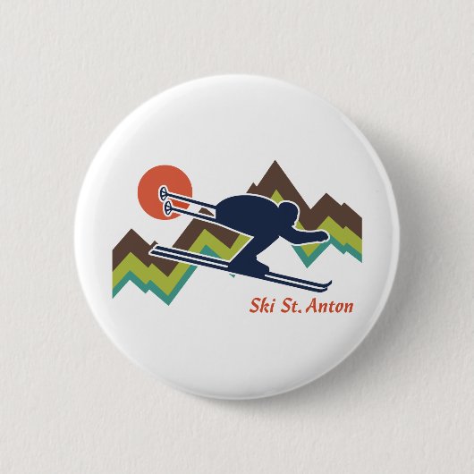 Ski St. Anton Button (Vorderseite)