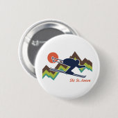 Ski St. Anton Button (Vorne & Hinten)
