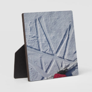 Ski Star Desktop Plaque Fotoplatte