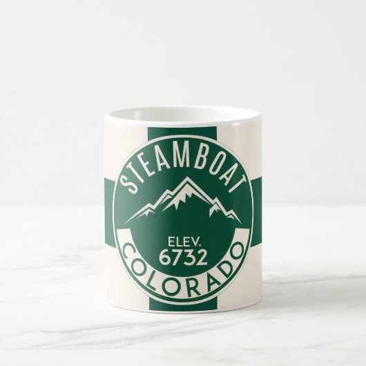 Ski Steamboat Green Tasse (Mittel)