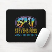 Ski Stevens P Washington Skiurlaub Mousepad (Mit Mouse)