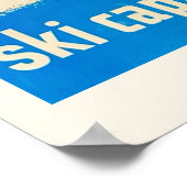 Ski Stowe Vermont Vintage Poster (Ecke)