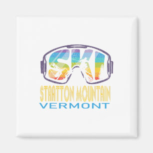 Ski Stratton Mountain Vermont Skiurlaub Magnet