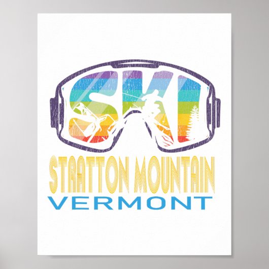 Ski Stratton Mountain Vermont Skiurlaub Poster (Vorne)