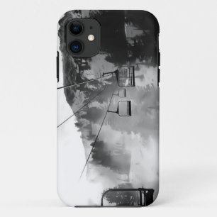 Ski-Stuhl-Schnee-Kasten iPhone 11 Hülle