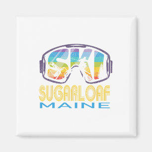 Ski Sugarloaf Maine Skiurlaub Magnet