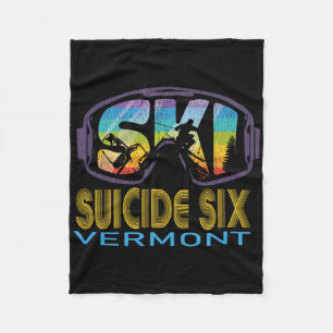 Ski Suicide Six Vermont Skiurlaub Fleecedecke