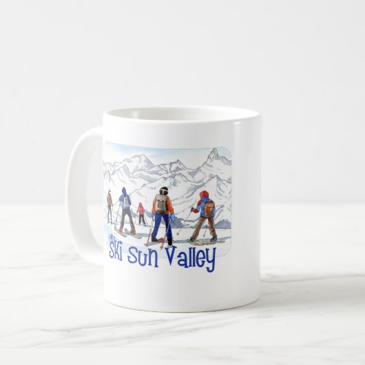 Ski Sun Valley, Idaho Kaffeetasse (Vorderseite Links)