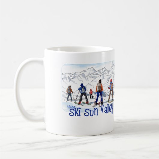 Ski Sun Valley, Idaho Kaffeetasse (Links)