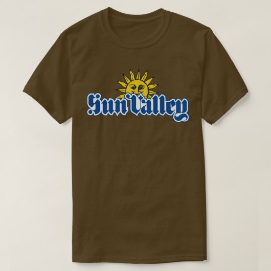 Ski Sun Valley Idaho USA Aufkleber Apparel Home De T-Shirt (Design vorne)