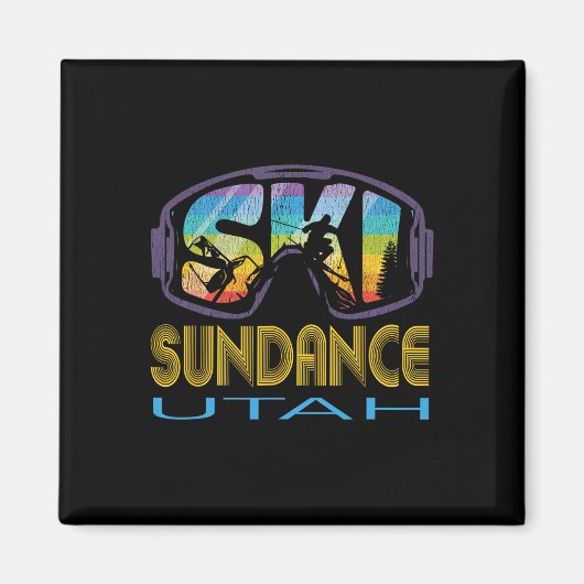 Ski Sundance Utah Skiurlaub  Magnet (Vorne)