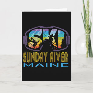 Ski Sunday River Maine Skiurlaub  Karte