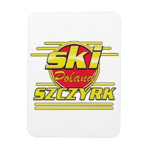 Ski Szczyrk Polen 80er Logo Magnet
