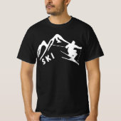 Ski T-Shirt (Vorderseite)