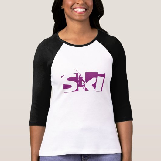 Ski T-Shirt (Vorderseite)