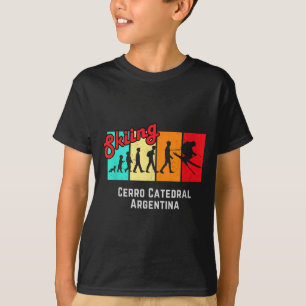 Ski-T-Shirt Cerro Catedral Argentinien für Männer T-Shirt