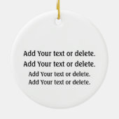 Ski-Tag/Ornament - SRF Keramikornament (Hinten)